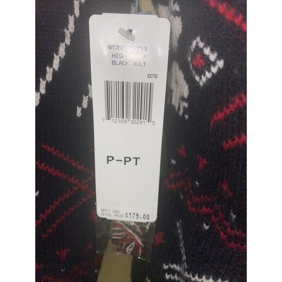 NWT Lauren Ralph Lauren Petite Small 100% Lambswool Zip Up Holiday Sweater Polar - Picture 6 of 10